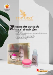 T21 COMBO NÁM CHUYÊN SÂU - SE KHÍT LỖ CHÂN LÔNG 70G TOP GIRL